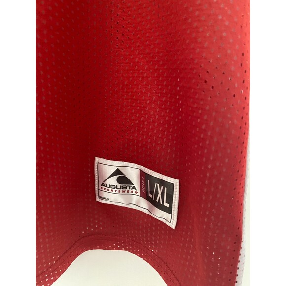 Augusta Sportswear Red Flyers Field Hockey Reversible Red White Jersey Sz L/XL - Picture 7 of 10